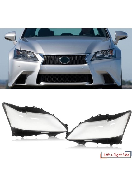 Sol Araba Far Lens Kapağı Kafa Işık Lambası Gölge Kabuk Lapsus Için Otomatik Kabuk Kapağı GS250 GS300 GS350 GS430 2012-2015 (Yurt Dışından) fiyatları