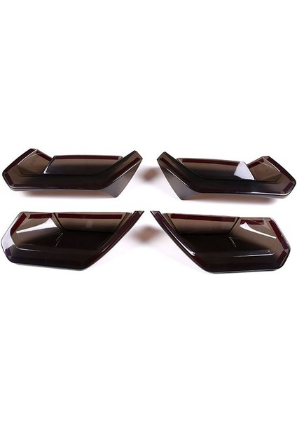 Chevy Corvette C7 Için 2014-2019 Araba Arka Kuyruk Işık Kapağı Arka Sis Lambası Kapağı Kaplama Sticker Aksesuarları - Siyah Füme (Yurt Dışından)