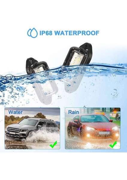 4pcs 12V LED Numaralı Plaka Plaka Işığı Otomobil Tekneleri Motosiklet Otomotiv Uçak Rv Kamyon Römork Dış Lambalar (Yurt Dışından) indirimleri