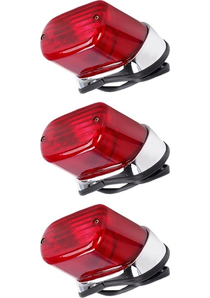 3x Motosiklet Trage Fren Işık Abs Kırmızı Motosiklet Arka Göstergesi Yamaha Virago Için Durdurma Lambası XV250 XV400 (Yurt Dışından)