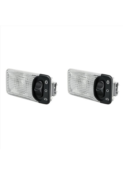 2x Araç Iç Çatı Işık Kubbesi Okuma Işığı 6362AC 6362K9 6362P3 Araba Aksesuarları (Yurt Dışından)