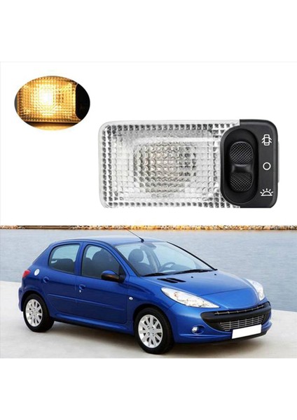 2x Araç Iç Çatı Işık Kubbesi Okuma Işığı 6362AC 6362K9 6362P3 Araba Aksesuarları (Yurt Dışından) indirimleri