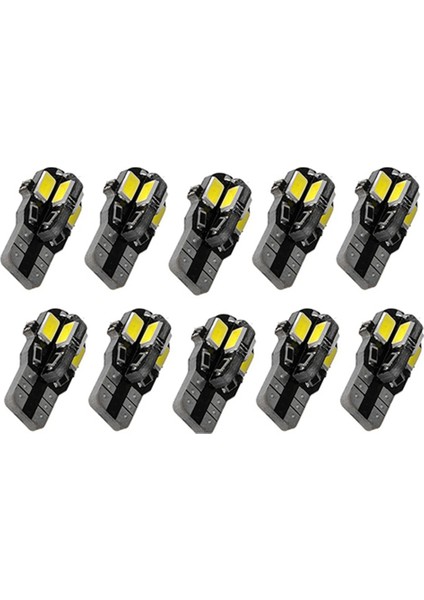Araç Iç Ampul Genişliği Işık Plakası Işık Park Etme Işığı Otomatik Sinyal Işığı T10 5630 8smd 6000K (Yurt Dışından)