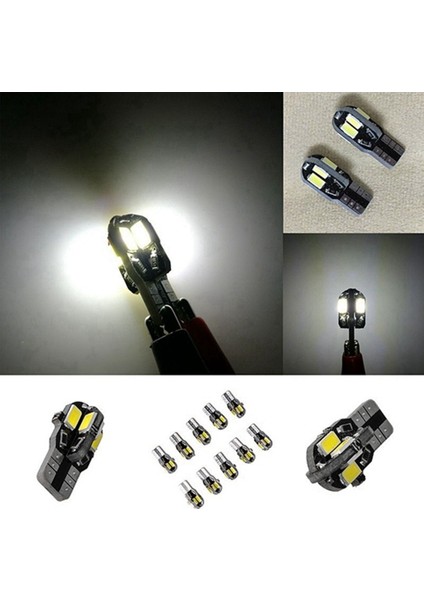 Araç Iç Ampul Genişliği Işık Plakası Işık Park Etme Işığı Otomatik Sinyal Işığı T10 5630 8smd 6000K (Yurt Dışından) indirimleri