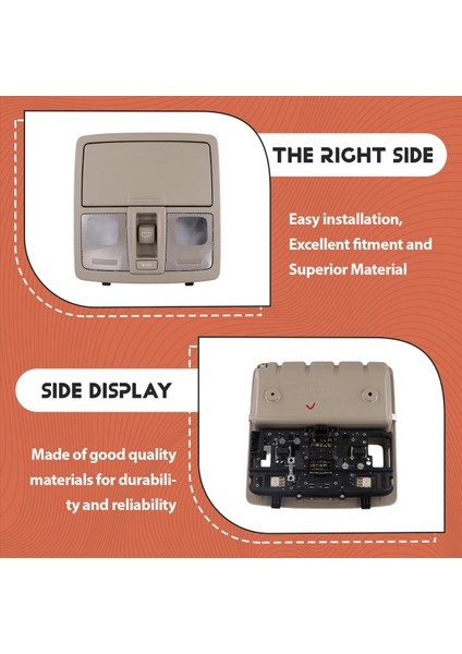 928002P300 928002P000 92800-3W000 Okuma Işık Tepegöz Konsol Odası Lambası Gri Sunroof Tip Sorento 2010-2012 (Yurt Dışından) indirimleri