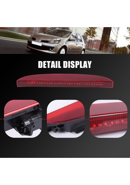 Araba Kuyruk Işığı Yüksek Montaj 12 LED 3 Arka Üçüncü Fren Işık Durdurma Lambası Renault Clio Mk Iıı 1998-2006 7700410753 (Yurt Dışından) indirimleri