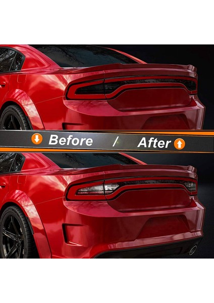 Dodge Charger 2015-2020 Için 8x Araba Dumanı Kuyruk Işığı Tonu Kiti (Yurt Dışından) fiyatları