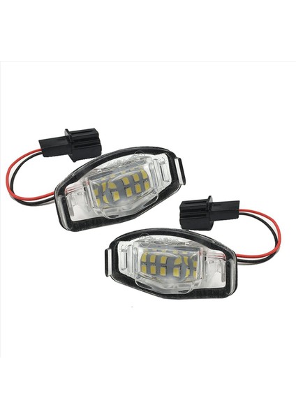 12PCS Araba LED Plaka Işık Plaka Hafif Lamba Honda Civic Honda Accord Siyah (Yurt Dışından) fiyatları
