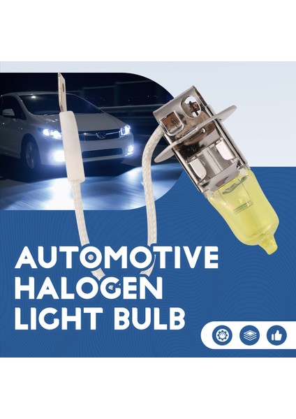 Araba Halojen Ampuller Araç Sis Farkı Dc 12V H3 100W Sarı Ampuller (Yurt Dışından) fırsatları