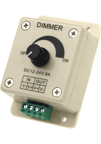 3x Dc 12V-24V LED Dimmer Kontrolör 5050 3528 LED Şerit Için Tek Renk Ayarlayın (Yurt Dışından) fiyatları