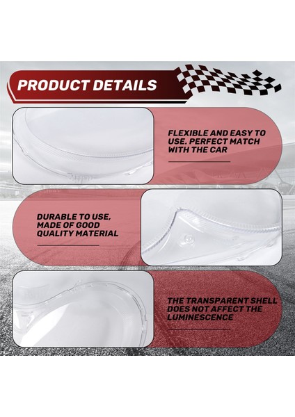 Araba Ön Sağ Far Lens Kapağı Şeffaf Lamba Gölge Cam Lamba Kapak Kapakları Mercedes-Benz Için W209 Clk 2003-2006 (Yurt Dışından) indirimleri