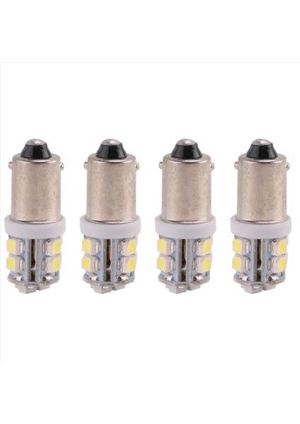 4x T11 BA9S T4W 233 Bayonet 10 Smd LED Araç Koolu Iç Yan Açık Beyaz (Yurt Dışından)