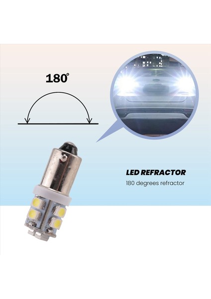 4x T11 BA9S T4W 233 Bayonet 10 Smd LED Araç Koolu Iç Yan Açık Beyaz (Yurt Dışından) indirimleri