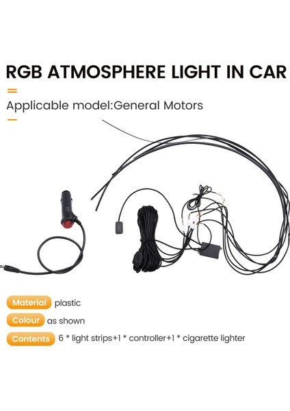 LED Iç Akrilik Fiber Şerit Araba Atmosfer Lamba Flaması Arabası Ortam Işık Flama Dekoratif Işık Şerit (Yurt Dışından) indirimleri