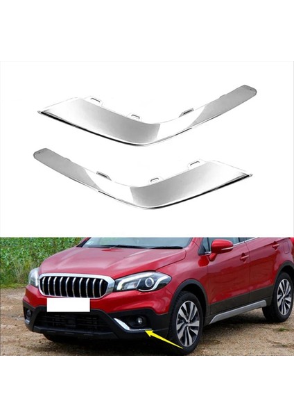 Araba Ön Sis Lambası Krom Trim Kapağı Garnitür Suzuki Sx4 S-Cross Facelift Sx4 Crossover 2016-2021 (Yurt Dışından) indirimleri