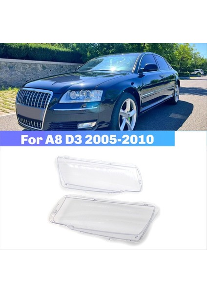 Araba Far Kapağı Far Şeffaf Kapak Kabuğu 4E0941003BE 4E0941003AE 4E0941003AD Ası A8 D3 2005-2010 (Yurt Dışından) fiyatları