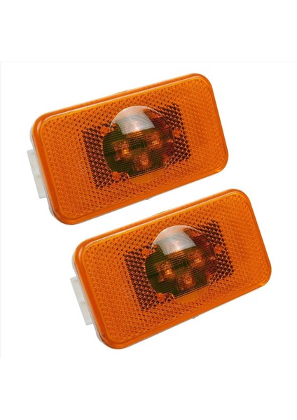 16PCS 24V Araba Kamyonu LED Yan Işaretçi Işık 4leds Volvo Kamyonlar Için Kehribar Gösterge Uyarı Lambaları Fm/fh (Yurt Dışından) fiyatları