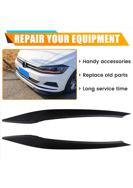 Vw Polo 2019-2022 Lamba Göz Kapakları Dekoratif Şeritler Kapak Bir (Yurt Dışından) indirimleri