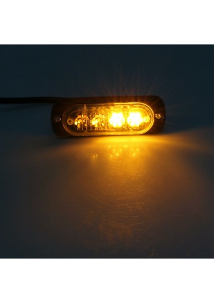 12PCS 4 LED Amber Recovery Flaş Işıkları 12V 24V Turuncu Izgara Arızası Yanıp Sönüyor (Yurt Dışından) indirimleri