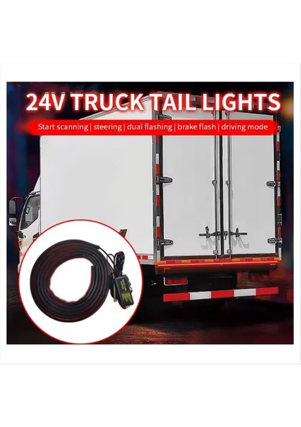 Kamyon Arka Kuyruk Sürüş Işık Şeridi ile Dönüş Sinyali Su Geçirmez Sürüş Güvenlik Fren Flaş Uyarı Işığı 24V (Yurt Dışından) fiyatları