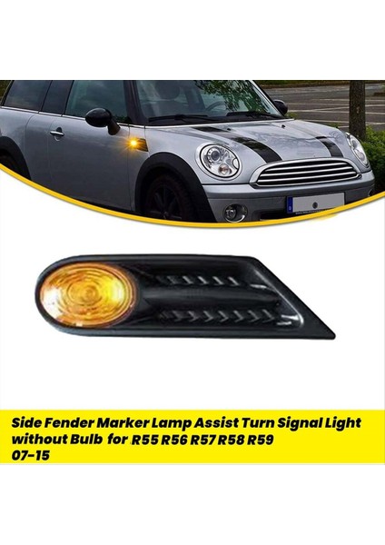 Yan Çamurluk Marker Lambası Mini Cooper Için Dönüş Sinyal Kabuğu R55 R56 R57 R58 R59 07-15 Ampul Olmadan 63137260202 R (Yurt Dışından) fiyatları