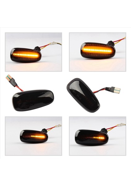 8pcs Araba Yan Marker Işık LED Turn Sinyal Gösterge Lambası Opel Zafira A 99-05 Astra G 98-09 (Yurt Dışından) modelleri