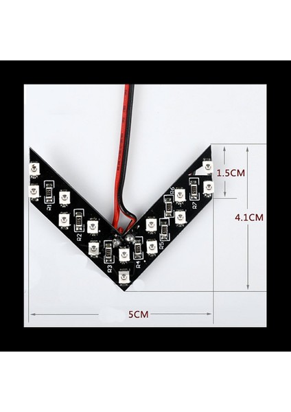 4pcs Universal 14 Smd Araba Tarafı Dikiz Aynası Dönüş Sinyali LED Işıkları Göz Kırpma Açıcı Sarı Işık (Yurt Dışından) modelleri