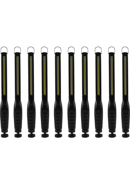 10X Cob Çok Fonksiyonlu El Feneri Araba Onarım Hafif Açık USB Şarj El Lambası (Yurt Dışından)