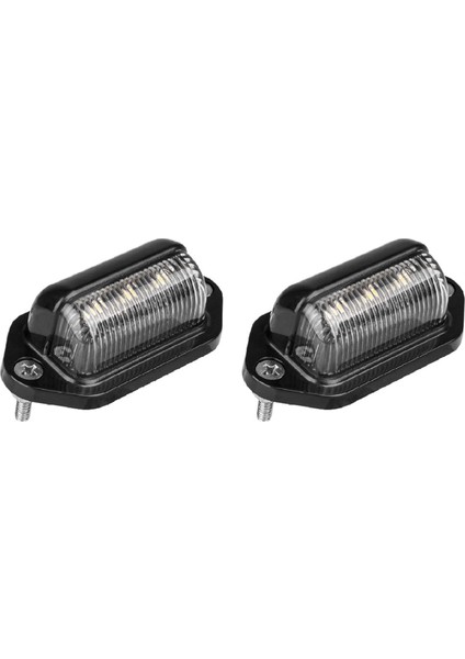 2x LED Plaka Işık Su Geçirmez Plaka Kuyruk Işığı Römorklar Rv Kamyonlar Tekneler (Yurt Dışından)