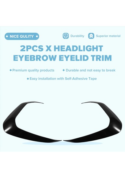 2pcs Araba Far Göz Kapağı Işık Kaş Lambası Dekorasyonu Bmw Mini Aceman E/se 2024+ (Yurt Dışından) fırsatları