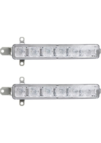 2x Araba 6 LED 6000K Gündüz Çalışan Işık Drl Clear 9677409380 9677409380 Citroen C1 2006-2017 C3 2015-2019 (Yurt Dışından)