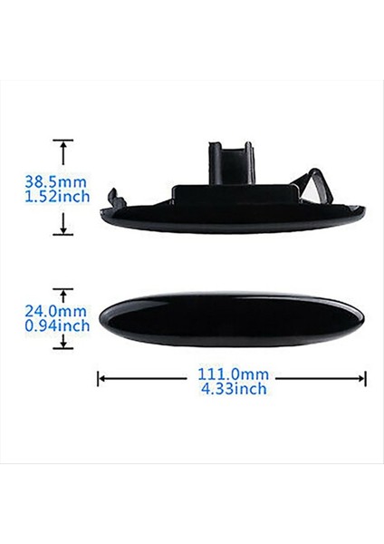 Araba LED Ön Yan Işaretli Işıklar Lexus Için Sinyal Göz Kırpıcısı IS250 Toyota Camry Highlander Gösterildiği Gibi 81730-30131 (Yurt Dışından) fiyatları