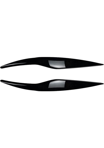 Ford Fiesta Mk6 2008-2012 Parlak Siyah Ön Far Kapağı Kafa Işık Lambası Göz Kapağı Kaş Döşeme (Yurt Dışından)