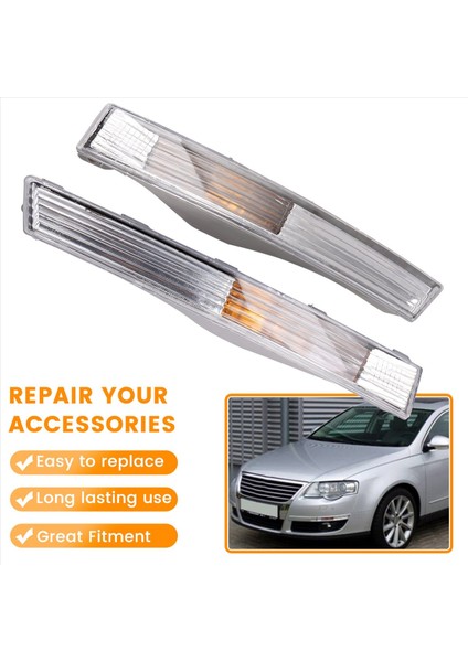 Araba Ön Tampon Işık Dönüşü Sinyal Işığı 3C0953041G 3C0953042G Vw Passat B6 Magotan 2006-2010 (Yurt Dışından) fırsatları