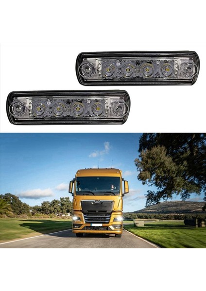 6pcs 24V Kamyon LED Güneş Vizörü Işık Güneşlik Işığı Man Truck Tgx Kamyon Tgs 81252606121 (Yurt Dışından) modelleri