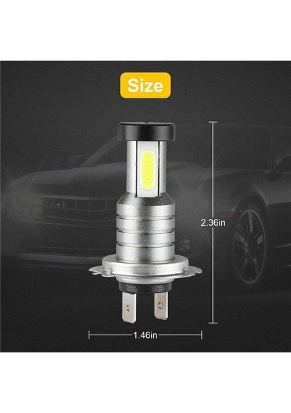 6x H7 LED Far Ampul Kiti Yüksek Düşük Işın 100W 30000LM Süper Parlak 6000K Beyaz (Yurt Dışından) modelleri