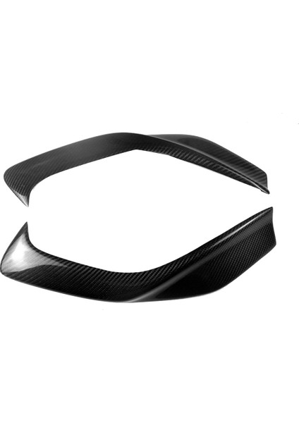 Araba Ön Far Kapağı Kafası Işık Lambası Göz Kapağı Kaş Karbon Fiber Döşeme Honda Prelude 1997-2001 Far Kaş (Yurt Dışından)