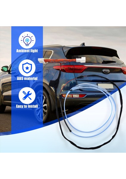 Araba Iç LED Gösterge Tablosu Çerçeve Işık Gösterge Paneli Trim Atmosfer Hyundai Tucson Için Işık 2015 2016 2017 2018 (Yurt Dışından) modelleri