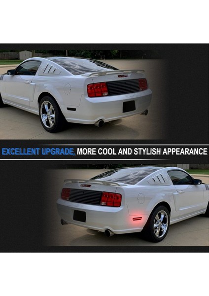 Ford Mustang Için Füme Lens Yan Işaretçi Işığı 2005-2009 Arka Yan Çamurluk Marker Lambası Reflektör Aksesuarları (Yurt Dışından) indirimleri