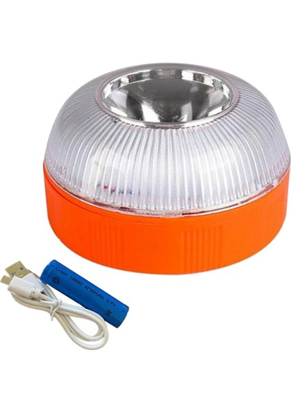 V16 Araba Acil Durum Işık USB Şarj Edilebilir Acil Durum Işığı Işık LED Yol Yanıtlama Uyarı Işığı Araba Teknesi Deniz Kamyonu (Yurt Dışından)