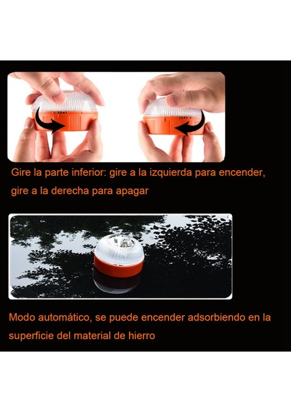 V16 Araba Acil Durum Işık USB Şarj Edilebilir Acil Durum Işığı Işık LED Yol Yanıtlama Uyarı Işığı Araba Teknesi Deniz Kamyonu (Yurt Dışından) modelleri