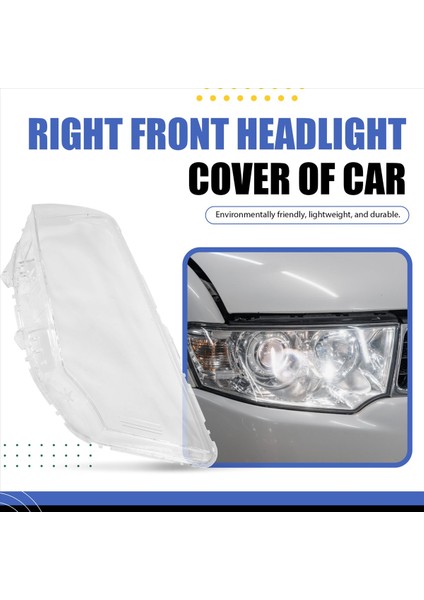 Mitsubishi Pajero Sport 2013-2015 Sağ Far Kabuk Lambası Gölgesi Şeffaf Lens Kapak Far Kapağı (Yurt Dışından) fırsatları
