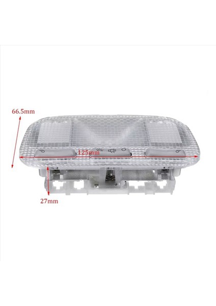 2x Araç Arka Okuma Işık Dome Işık Iç Lamba 6362N2 Peugeot Için 308 408 3008 301 307 Citroen C3-Xr C5/trıumph Için (Yurt Dışından) fiyatları