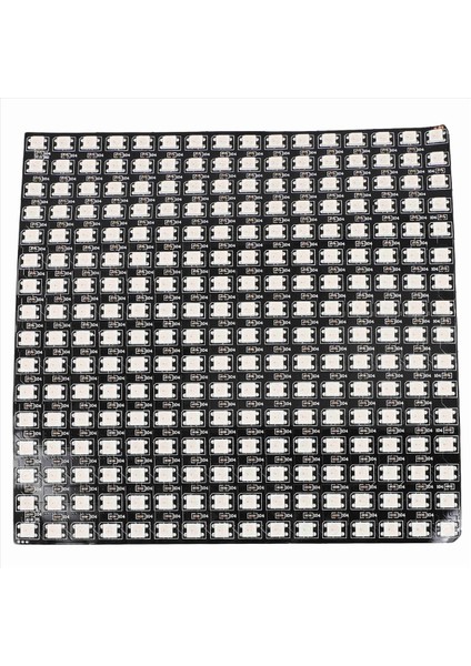 WS2812 Rgb LED Matris Paneli Ayrı Ayrı Adreslenebilir Video Ekranı Için Esnek DC5V (16X16) (Yurt Dışından)