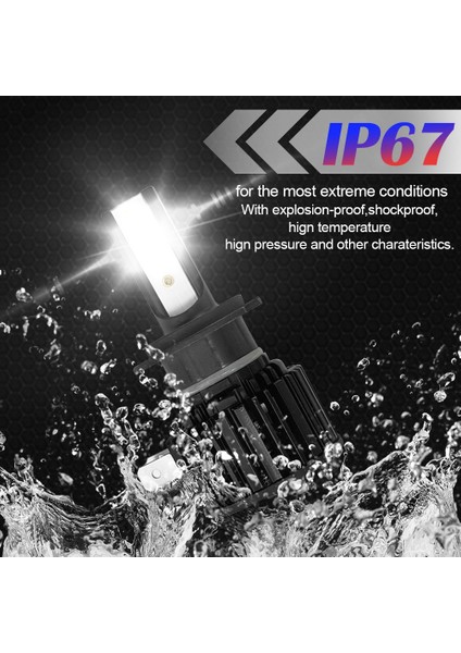 H7 LED Far 6000K 200W 8000LM Düşük Işın Ampulleri Araba Için Yüksek Güç (Yurt Dışından) indirimleri