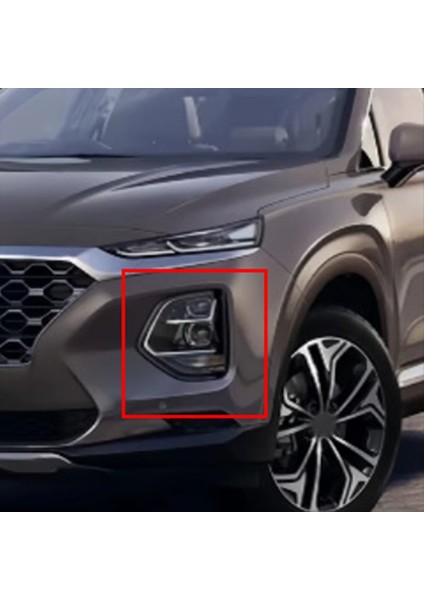 Araba Ön Far Kapağı Abajur Lambası Lamba Far Farlar Lens Kapağı Hyundai Santa Fe 2019 2020 Sol (Yurt Dışından) modelleri