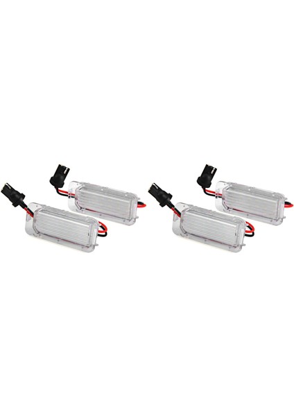 Jaguar Xf X250 Xj X351 Için 4x Araba LED Plaka Işığı (Yurt Dışından)