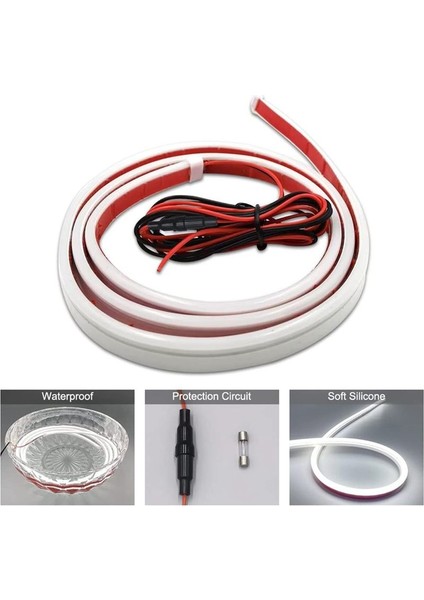 Araba Hood LED Strip Işıkları Esnek Farlar Su Geçirmez Araba LED Işık Gündüz Çalışma Işık Şeritleri Kaput Işığı 71 Inç (Yurt Dışından) fiyatları