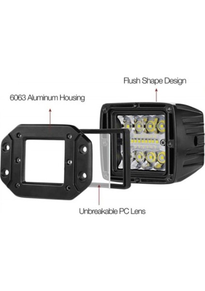 Araba Iş Işığı Yüksek Seviye Fren Işığı LED Motosiklet Noktası Sis Işığı (Yurt Dışından) fiyatları