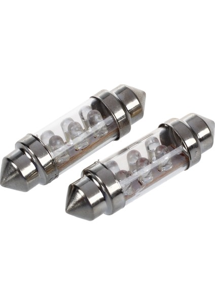 2 Adet 6 LED Festoon Dome Araba Iç Ampul Lambası Mavi Dc 12V (Yurt Dışından)